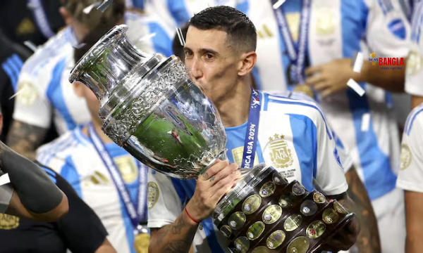 কোপা জিতে অবসর নিলেন দি মারিয়া