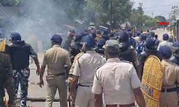 লোডশেডিং- বিক্ষোভ, গুলিতে জখম ২, সংঘর্ষে আহত আইসি